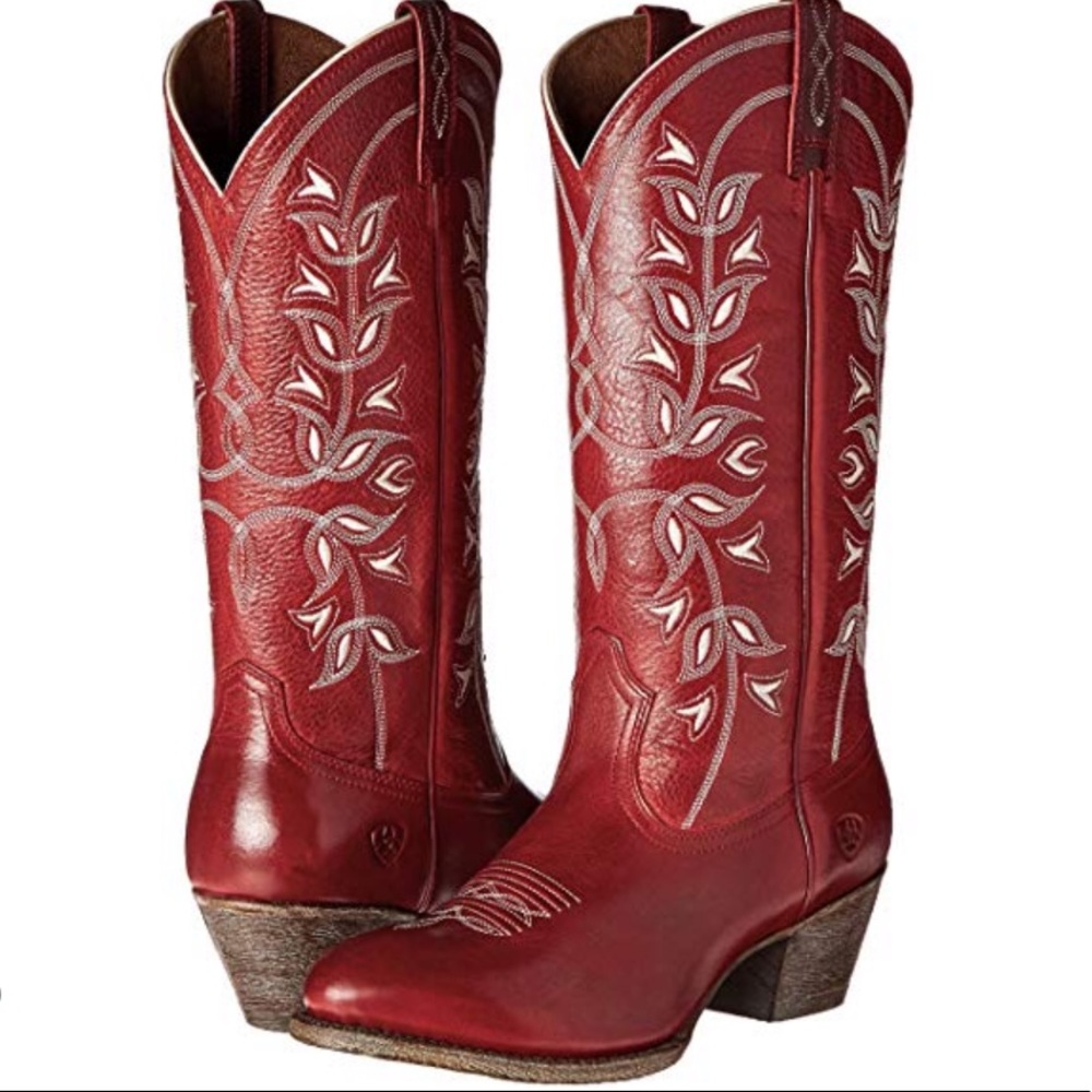 ARIAT Dessert Holly Western Cowboy Boots 7.5 Red